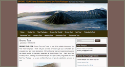 Desktop Screenshot of bromo-tour.com